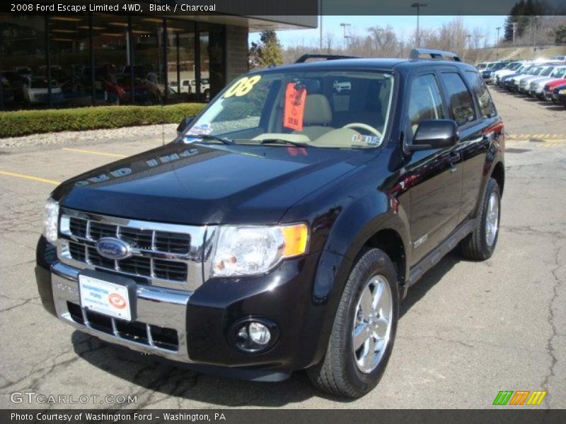 Black / Charcoal 2008 Ford Escape Limited 4WD