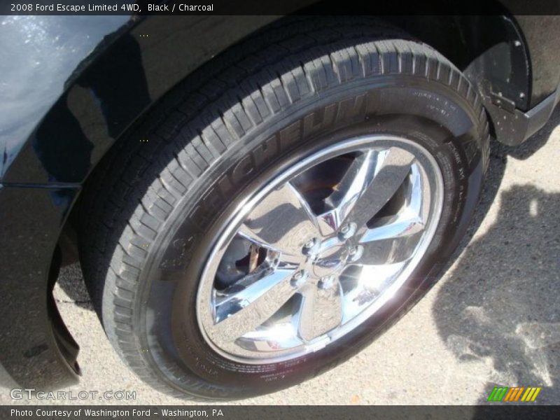 Black / Charcoal 2008 Ford Escape Limited 4WD