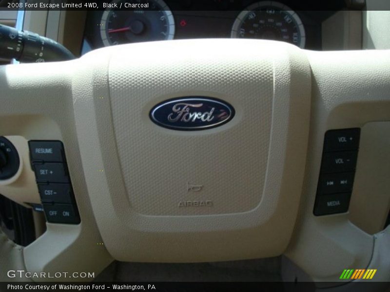 Black / Charcoal 2008 Ford Escape Limited 4WD
