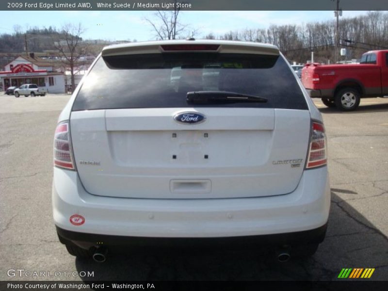 White Suede / Medium Light Stone 2009 Ford Edge Limited AWD