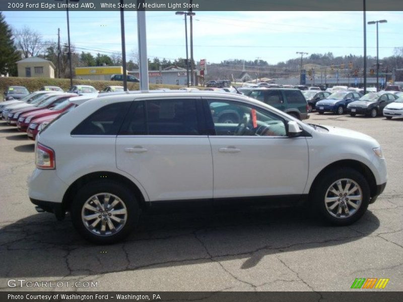 White Suede / Medium Light Stone 2009 Ford Edge Limited AWD