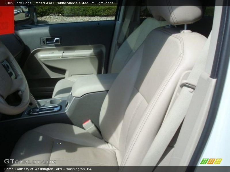 White Suede / Medium Light Stone 2009 Ford Edge Limited AWD