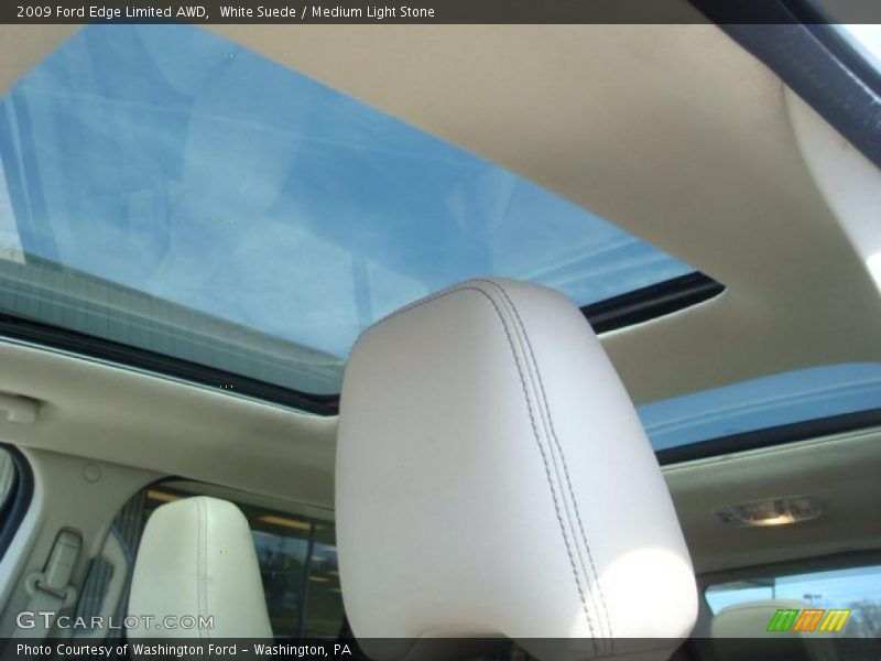 White Suede / Medium Light Stone 2009 Ford Edge Limited AWD