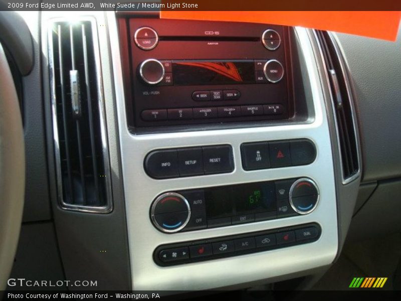 White Suede / Medium Light Stone 2009 Ford Edge Limited AWD