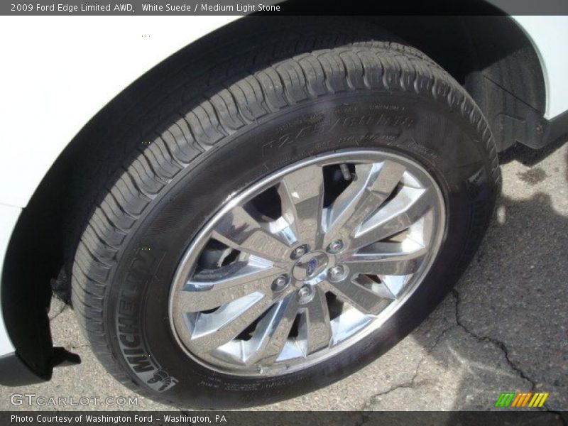 White Suede / Medium Light Stone 2009 Ford Edge Limited AWD