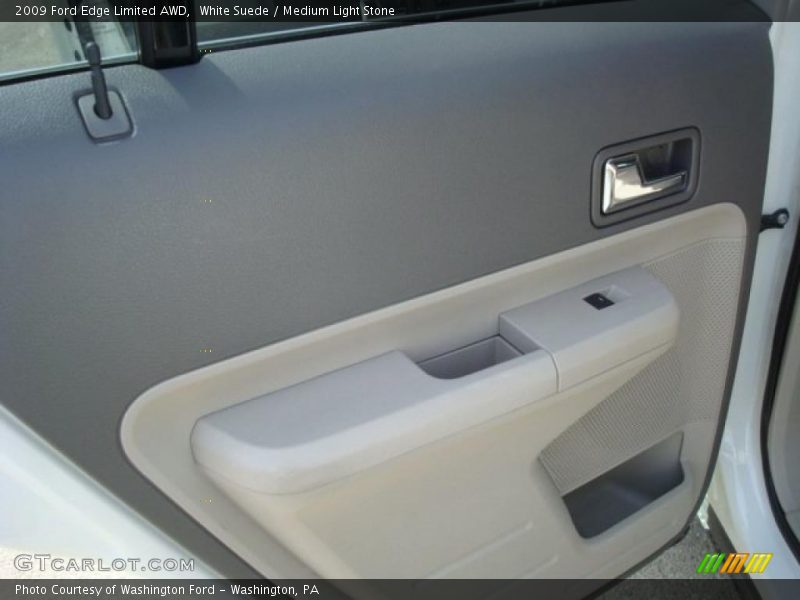 White Suede / Medium Light Stone 2009 Ford Edge Limited AWD