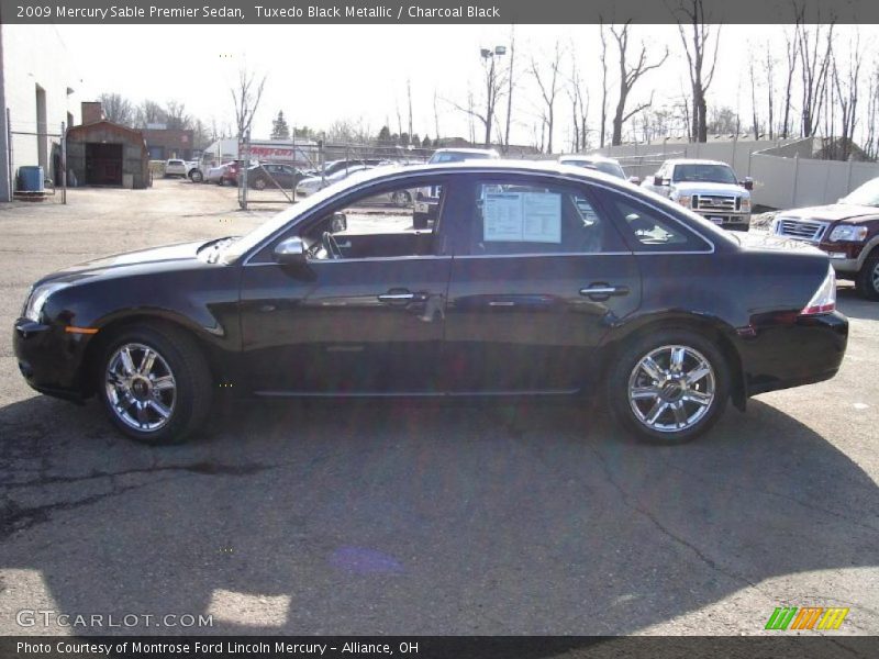 Tuxedo Black Metallic / Charcoal Black 2009 Mercury Sable Premier Sedan