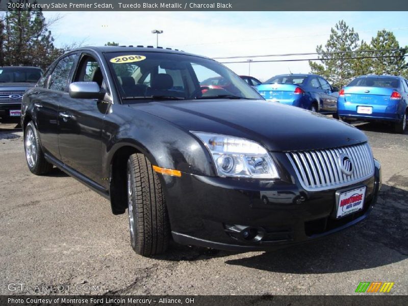 Tuxedo Black Metallic / Charcoal Black 2009 Mercury Sable Premier Sedan