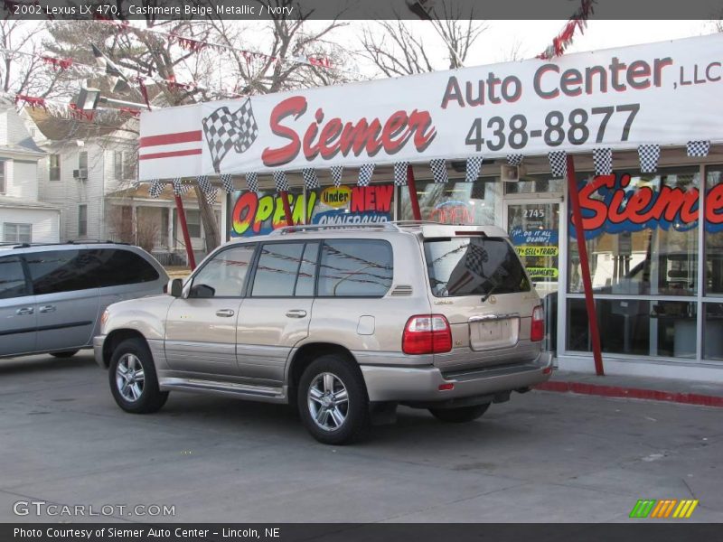 Cashmere Beige Metallic / Ivory 2002 Lexus LX 470