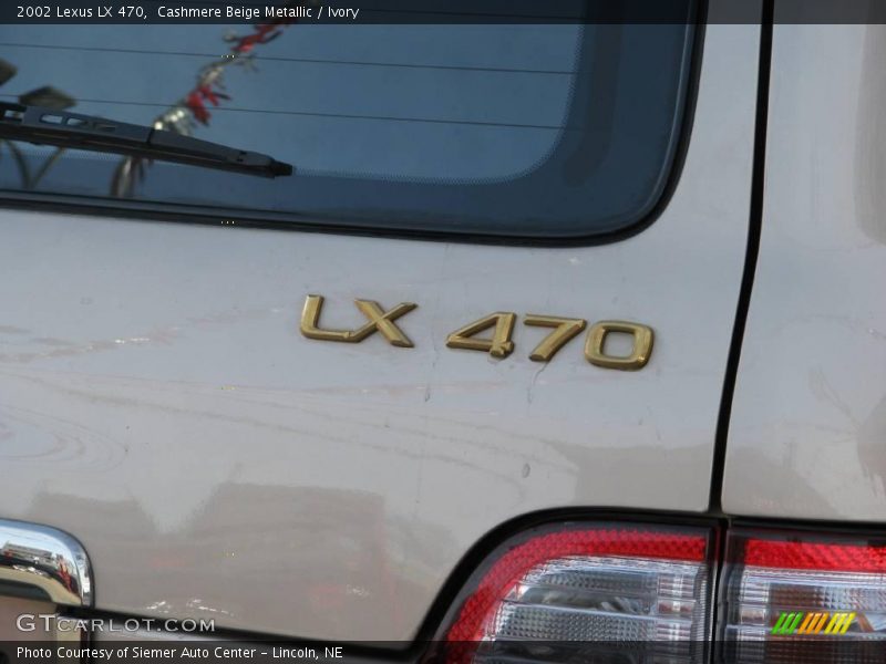 Cashmere Beige Metallic / Ivory 2002 Lexus LX 470