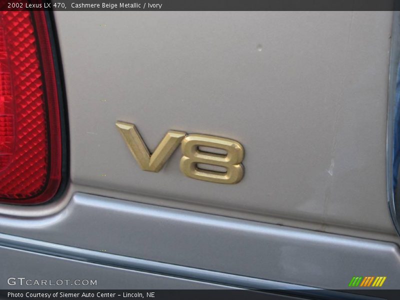 Cashmere Beige Metallic / Ivory 2002 Lexus LX 470