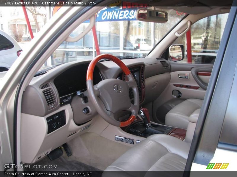 Cashmere Beige Metallic / Ivory 2002 Lexus LX 470