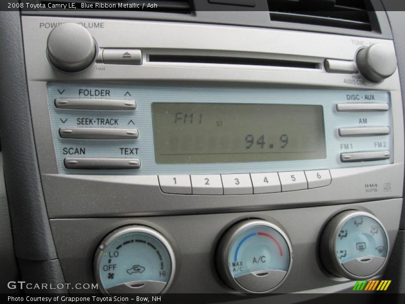 Blue Ribbon Metallic / Ash 2008 Toyota Camry LE