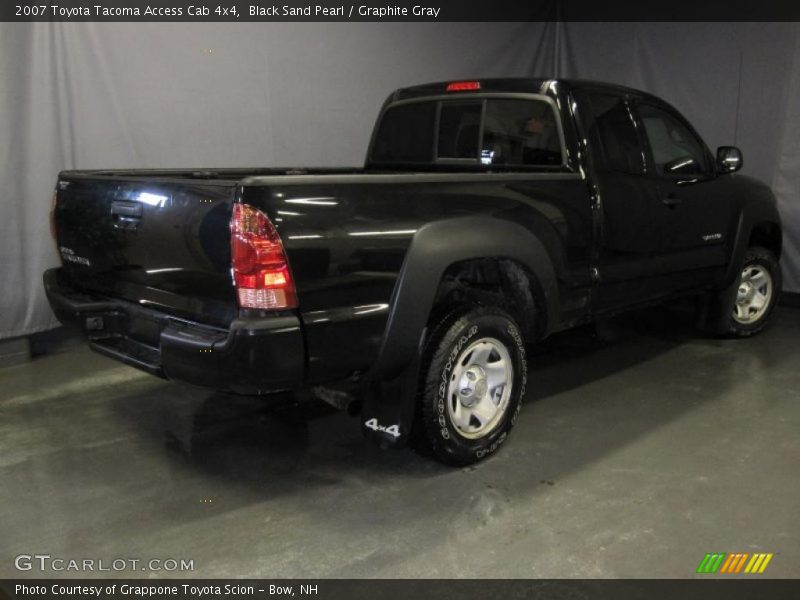 Black Sand Pearl / Graphite Gray 2007 Toyota Tacoma Access Cab 4x4