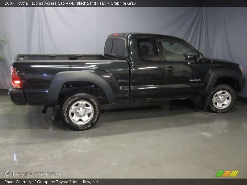 Black Sand Pearl / Graphite Gray 2007 Toyota Tacoma Access Cab 4x4