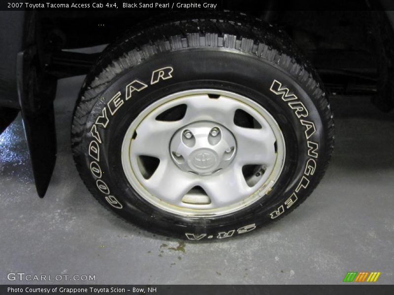 Black Sand Pearl / Graphite Gray 2007 Toyota Tacoma Access Cab 4x4
