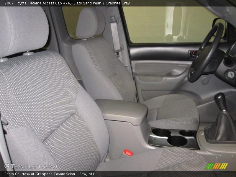Black Sand Pearl / Graphite Gray 2007 Toyota Tacoma Access Cab 4x4