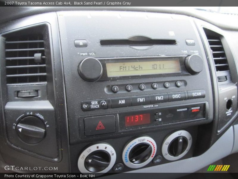 Black Sand Pearl / Graphite Gray 2007 Toyota Tacoma Access Cab 4x4