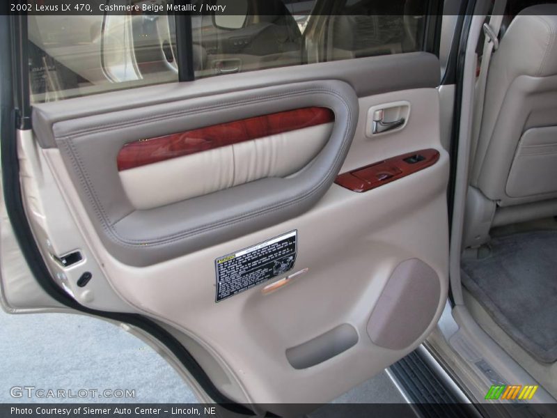 Cashmere Beige Metallic / Ivory 2002 Lexus LX 470