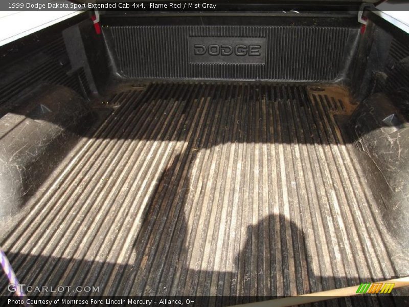 Flame Red / Mist Gray 1999 Dodge Dakota Sport Extended Cab 4x4