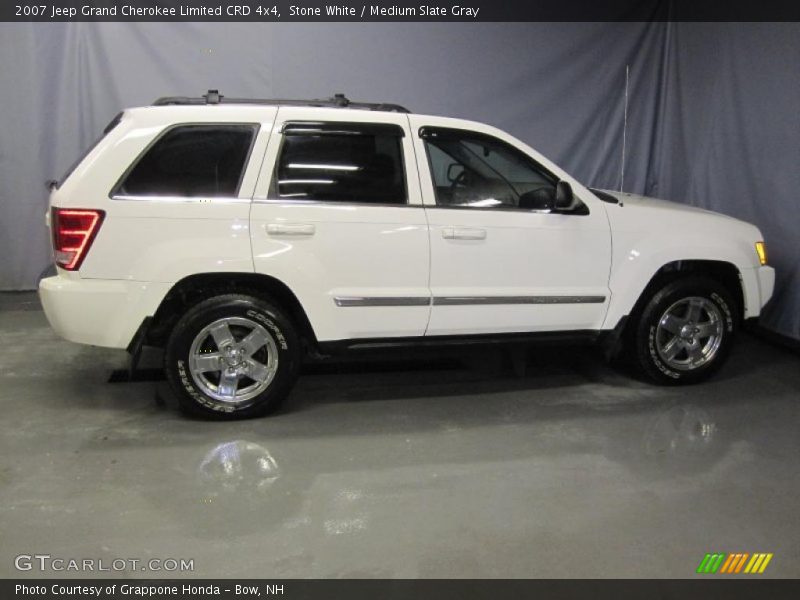 Stone White / Medium Slate Gray 2007 Jeep Grand Cherokee Limited CRD 4x4