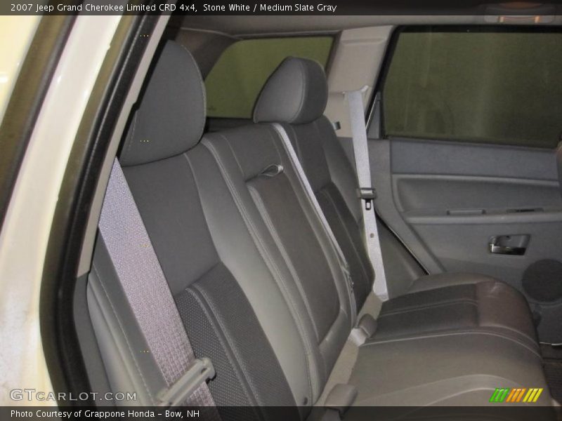 Stone White / Medium Slate Gray 2007 Jeep Grand Cherokee Limited CRD 4x4