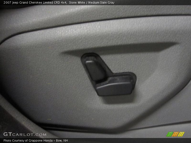 Stone White / Medium Slate Gray 2007 Jeep Grand Cherokee Limited CRD 4x4