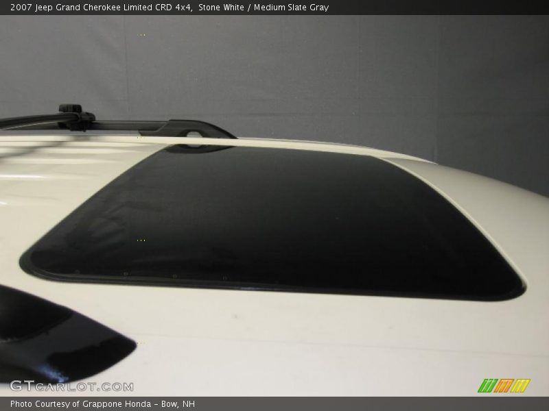 Stone White / Medium Slate Gray 2007 Jeep Grand Cherokee Limited CRD 4x4