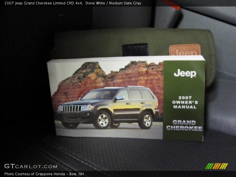 Stone White / Medium Slate Gray 2007 Jeep Grand Cherokee Limited CRD 4x4