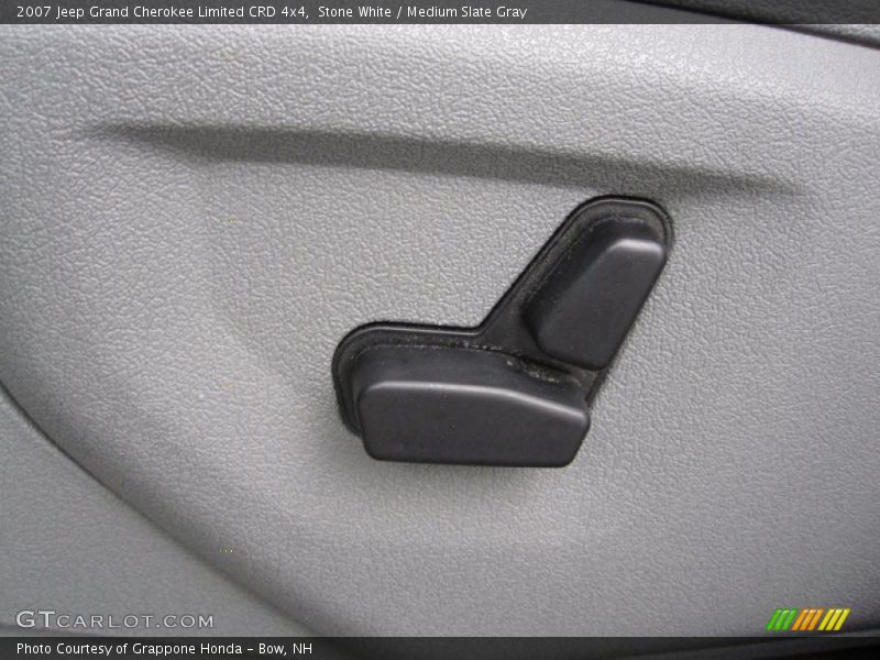 Stone White / Medium Slate Gray 2007 Jeep Grand Cherokee Limited CRD 4x4