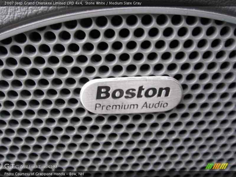 Stone White / Medium Slate Gray 2007 Jeep Grand Cherokee Limited CRD 4x4