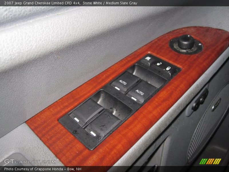 Stone White / Medium Slate Gray 2007 Jeep Grand Cherokee Limited CRD 4x4