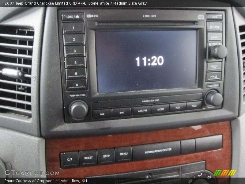 Stone White / Medium Slate Gray 2007 Jeep Grand Cherokee Limited CRD 4x4