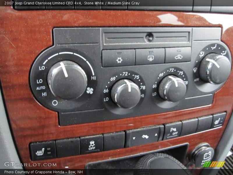Stone White / Medium Slate Gray 2007 Jeep Grand Cherokee Limited CRD 4x4