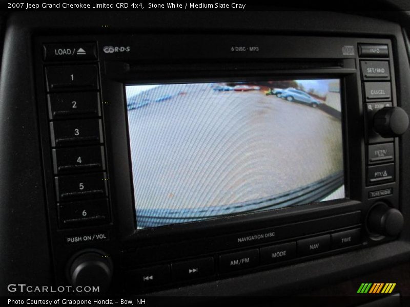 Stone White / Medium Slate Gray 2007 Jeep Grand Cherokee Limited CRD 4x4
