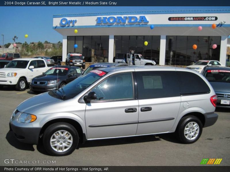 Bright Silver Metallic / Medium Slate Gray 2004 Dodge Caravan SE