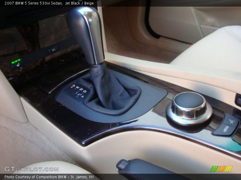Jet Black / Beige 2007 BMW 5 Series 530xi Sedan