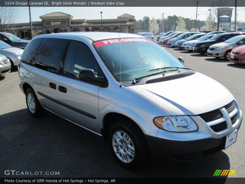 Bright Silver Metallic / Medium Slate Gray 2004 Dodge Caravan SE