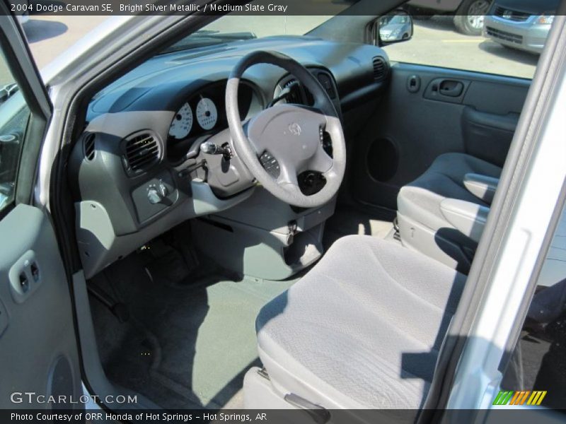 Bright Silver Metallic / Medium Slate Gray 2004 Dodge Caravan SE