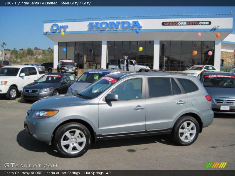Steel Gray / Gray 2007 Hyundai Santa Fe Limited