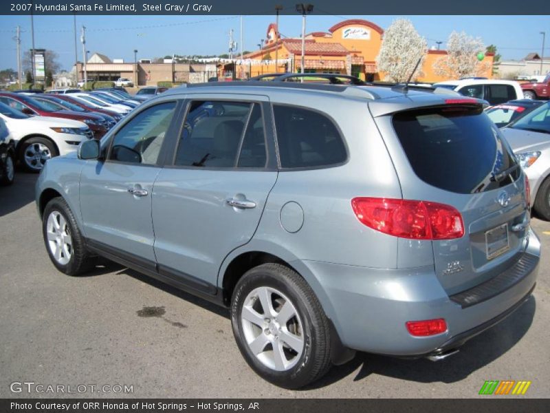 Steel Gray / Gray 2007 Hyundai Santa Fe Limited