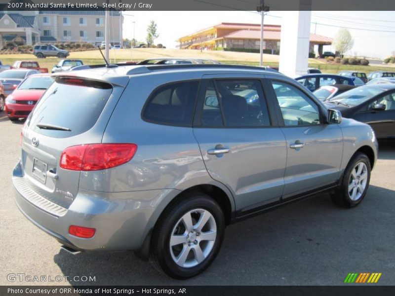 Steel Gray / Gray 2007 Hyundai Santa Fe Limited