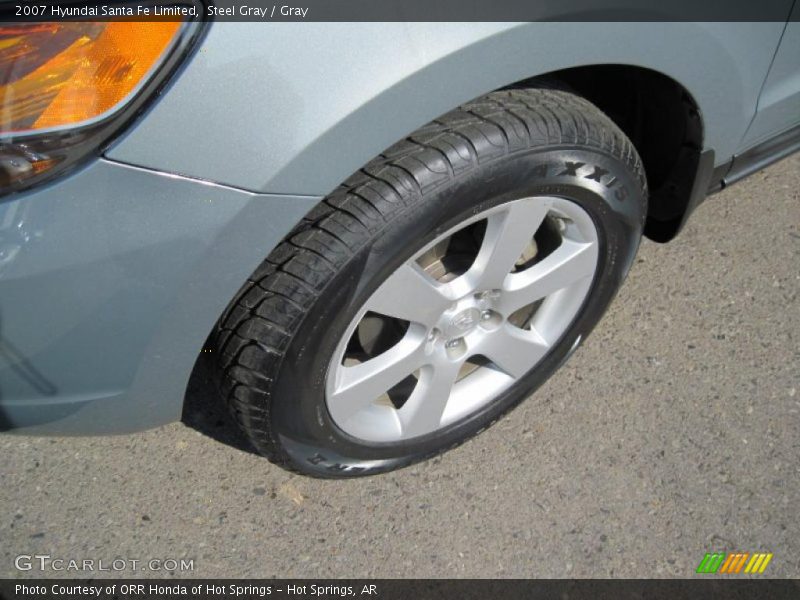 Steel Gray / Gray 2007 Hyundai Santa Fe Limited