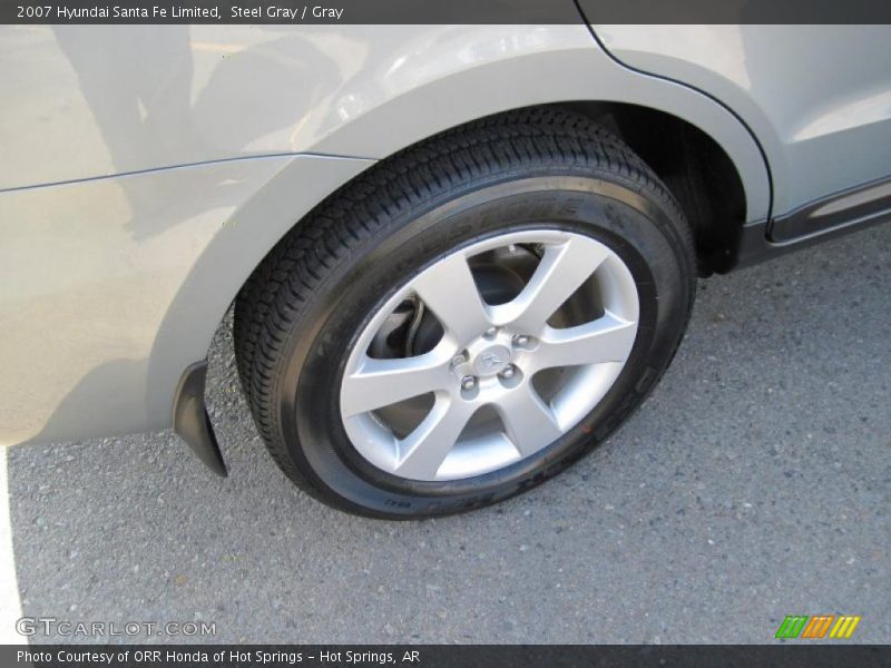 Steel Gray / Gray 2007 Hyundai Santa Fe Limited