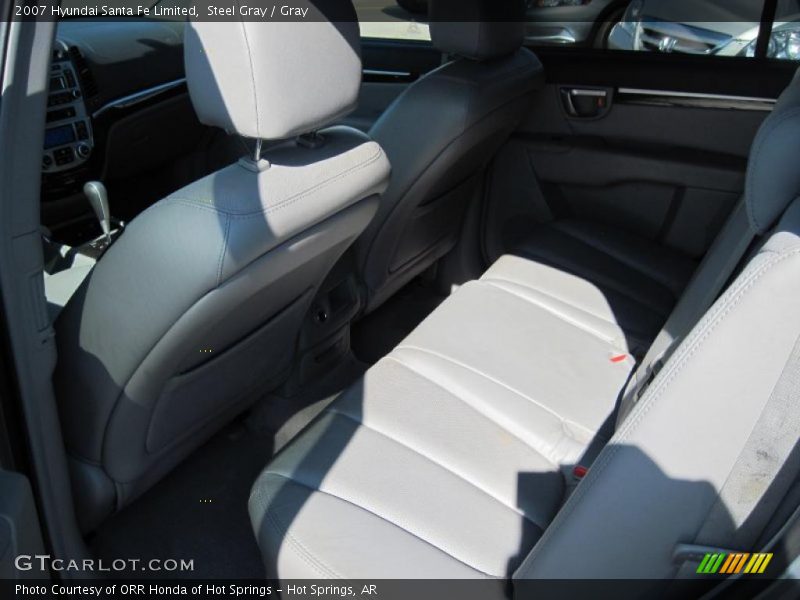 Steel Gray / Gray 2007 Hyundai Santa Fe Limited