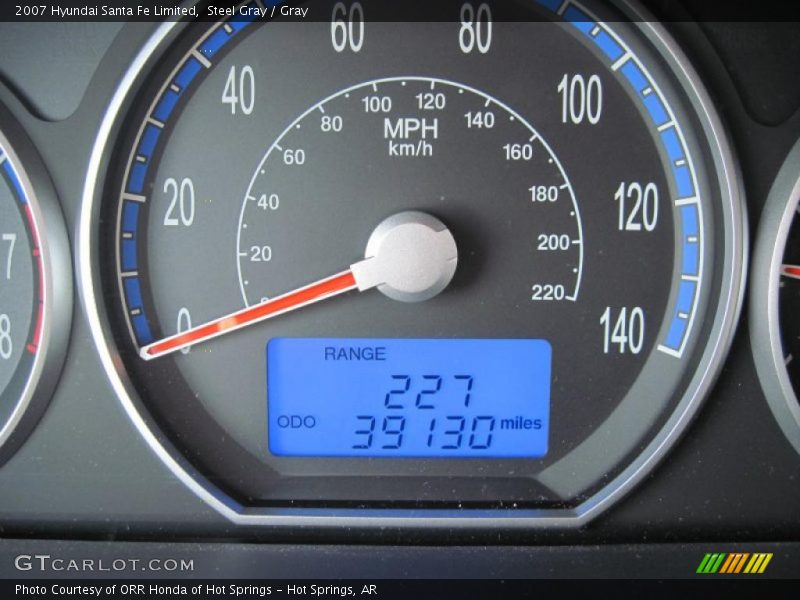 Steel Gray / Gray 2007 Hyundai Santa Fe Limited