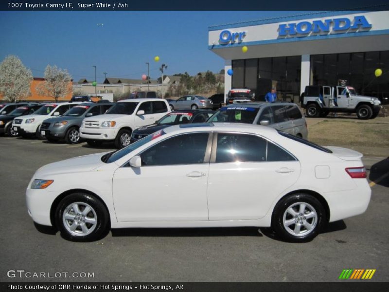 Super White / Ash 2007 Toyota Camry LE