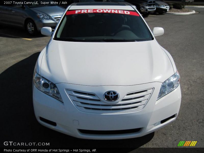 Super White / Ash 2007 Toyota Camry LE