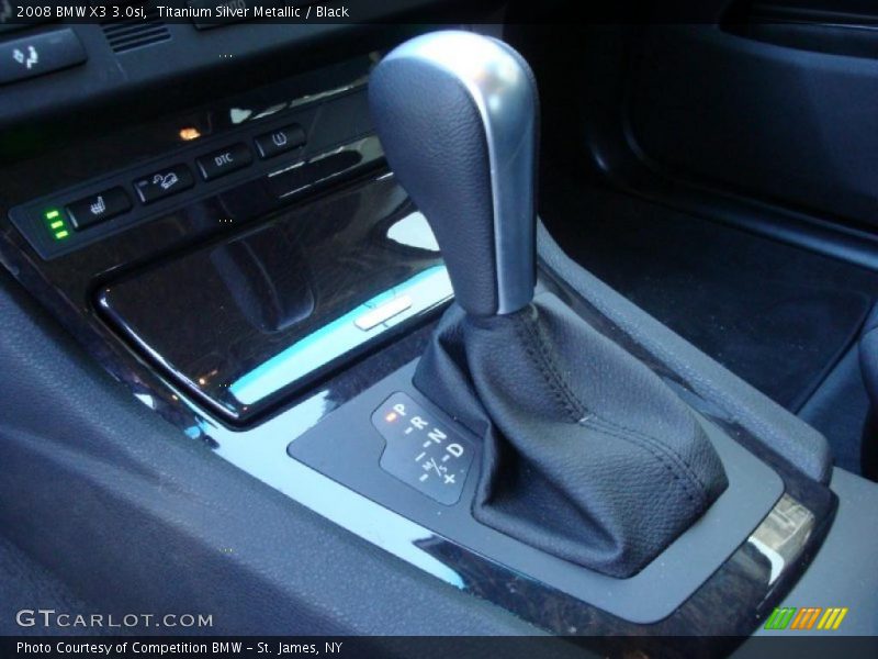 Titanium Silver Metallic / Black 2008 BMW X3 3.0si