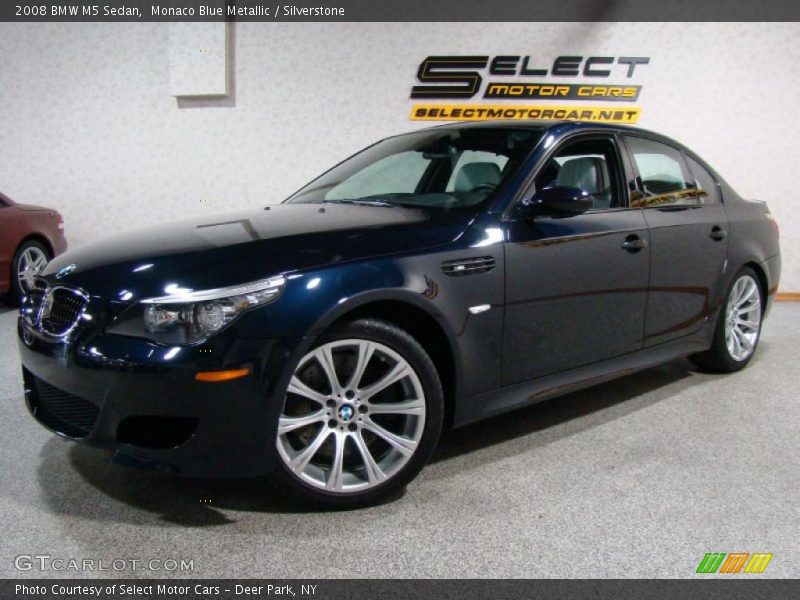 Monaco Blue Metallic / Silverstone 2008 BMW M5 Sedan